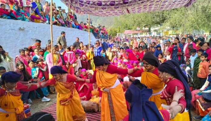 gend mela maa Bhuvaneshwari Temple Sanguda