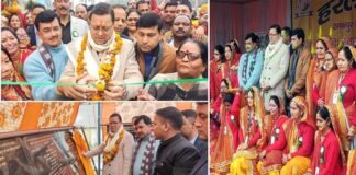 सीएम धामी ने चंपावत जनपद के विकास हेतु 87 करोड़ की 19 विकास योजनाओं का किया लोकार्पण एवं शिलान्यास