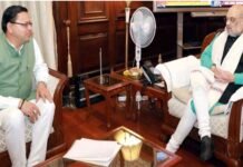 जोशीमठ भू-धंसाव पर सीएम धामी ने गृहमंत्री अमित शाह को सौंपी रिपोर्ट, गृहमंत्री ने दिया आवश्यक मदद का आश्वासन cm-dhami-meets-Amit-shah-on-joshimath-crises