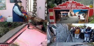 जोशीमठ में दरकते मकानों-दीवारों से लोगों में दहशत, धार्मिक-ऐतिहासिक शहर को बचाने की जद्दोजहद जारी, लोगों से मिलने पहुंचे CM धामी cm-pushkar-singh-dhami-reached-sinking-town-joshimath