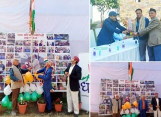 गणतंत्र दिवस पर धाद ने ‘स्मृति वन’ में फहराया तिरंगा, उत्तराखण्ड पावर कॉर्पोरेशन ने सामाजिक योगदान के लिए धाद को किया सम्मानित