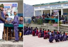 3rd Eye Foundation संस्था द्वारा उत्तराखंड के बीरोंखाल ब्लॉक मे 17 स्कूलों के 542 बच्चों को ट्रैक सूट वितरित किए 3rd Eye Foundation distributed track suits to 542 children in Bironkhal block