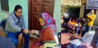 लायंस क्लब श्रीनगर द्वारा बचणस्यूं में स्वेटर वितरण एवं मेडिकल कैंप का आयोजन