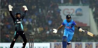 लखनऊ T-20 की पिच तैयार करने वाले क्यूरेटर को किया बर्खास्त, पूरे मैच में नहीं लगा था एक भी छक्का india new zealand 2nd t20 match pitch