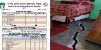 जोशीमठ में अब 678 भवनों में आ चुकी हैं दरारें, 81 परिवारों को अस्थाई रूप से किया गया शिफ्ट, प्रभावितों को अविलम्ब सुरक्षित स्थान पर शिफ्ट करने के निर्देश joshimath-lanslide