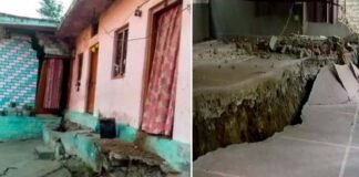 जोशीमठ में आज फिर 45 मकानों में दिखीं दरारें, 723 पहुंची कुल क्षतिग्रस्त भवनों की संख्या, 131 परिवारों क़ो किया गया अस्थाई शिफ्ट, लोगों के विरोध के चलते टला ध्वस्तीकरण