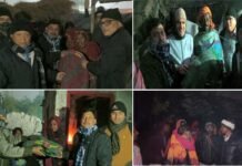 कड़कड़ाती ठंड में कंबल व गर्म कपड़े बांटकर बेसहारा परिवारों का सहारा बनी उत्तराखंड सांस्कृतिक समिति Uttarakhand Cultural Committee distributed blankets and warm clothes