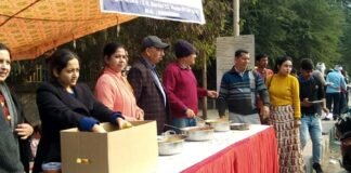 मां तारा फाउंडेशन द्वारा नव वर्ष पर किया गया विशाल भंडारे का आयोजन