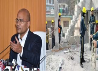 जोशीमठ में CBRI द्वारा उद्यान विभाग की भूमि पर मॉडल प्री फैब शेल्टर का निमार्ण कार्य शुरू model pre fab shelter in Joshimath
