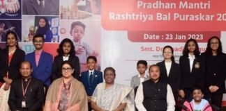 राष्ट्रपति ने 11 बच्चों को प्रधानमंत्री राष्ट्रीय बाल पुरस्कार से किया सम्मानित, पीएम मोदी आज करेंगे मुलाकात