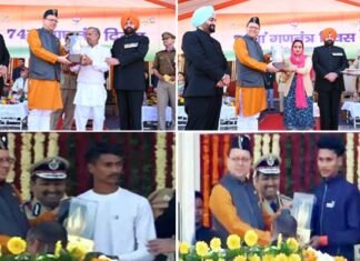 कार एक्सीडेंट के बाद ऋषभ पंत की मदद करने वाले ‘देवदूतों’ को उत्तराखंड सरकार ने गणतंत्र दिवस पर किया सम्मानित haryana-roadways-driver-conductor-honored-for-helpeing-cricketer-rishabh-pant-after-accident