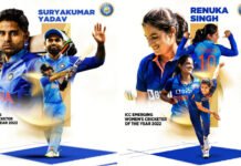 सूर्यकुमार यादव को साल 2022 का सबसे बड़ा ICC अवार्ड, बने T20 क्रिकेटर ऑफ द ईयर, रेणुका सिंह इमर्जिंग महिला क्रिकेटर ऑफ द ईयर