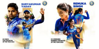 सूर्यकुमार यादव को साल 2022 का सबसे बड़ा ICC अवार्ड, बने T20 क्रिकेटर ऑफ द ईयर, रेणुका सिंह इमर्जिंग महिला क्रिकेटर ऑफ द ईयर