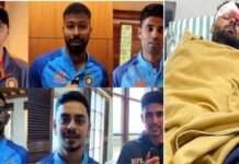 टीम इंडिया के कोच और खिलाड़ियों ने ऋषभ पंत के जल्द स्वस्थ होने के लिए जारी किया वीडियो video for Rishabh Pant's speedy recovery