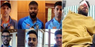 टीम इंडिया के कोच और खिलाड़ियों ने ऋषभ पंत के जल्द स्वस्थ होने के लिए जारी किया वीडियो video for Rishabh Pant's speedy recovery