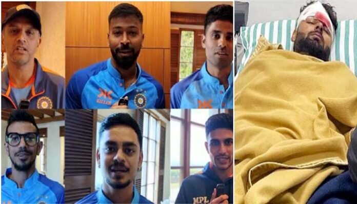 video for Rishabh Pant's speedy recovery