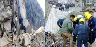 ऋषिकेश-बद्रीनाथ NH पर चट्टान दरकने से मलबे के नीचे दबा बाइक सवार, SDRF ने किया शव बरामद, दो घंटे बाद खुला मार्ग Landslide on Rishikesh-Badrinath NH