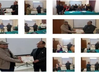 डीएयूओ ऑफिस देहरादून में आयोजित सीएचओ रिफ्रेशर प्रशिक्षण कार्यक्रम में सभी सीएचओ को प्रशस्ति पत्र देकर किया गया सम्मानित CHO Refresher Training Program