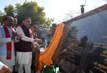 चम्पावत में सीएम धामी ने किया 4884.21 लाख की योजनाओं का लोकार्पण एवं शिलान्यास CM-Dhami-in-champawat
