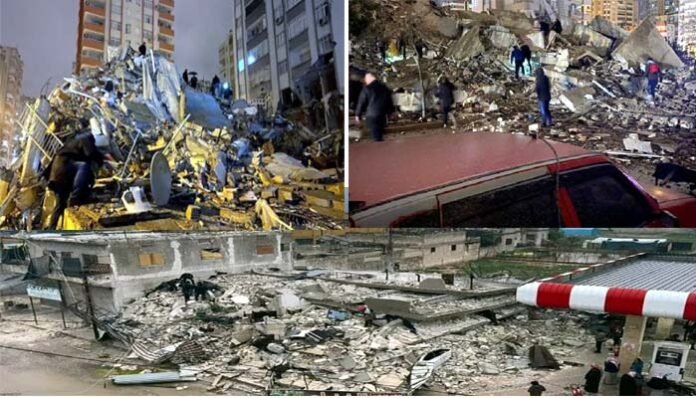Earthquake death toll in Turkey and Syria