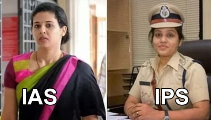 IPS D Roopa Moudgil and IAS Rohini Sindhuri