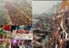 महाशिवरात्रि पर्व पर गंगा घाटों पर लाखों श्रद्धालुओं ने लगाई आस्था की डुबकी, शिवालयों में जलाभिषेक करने के लिए उमड़ी भारी भीड़, 700 साल बाद बना है पंच महायोग
