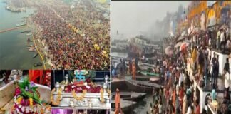 महाशिवरात्रि पर्व पर गंगा घाटों पर लाखों श्रद्धालुओं ने लगाई आस्था की डुबकी, शिवालयों में जलाभिषेक करने के लिए उमड़ी भारी भीड़, 700 साल बाद बना है पंच महायोग