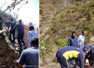 दुखद: पौड़ी गढ़वाल में दर्दनाक हादसा, 300 मीटर गहरी खाई में गिरी कार, चालक की मौके पर ही मौत, SDRF ने किया शव बरामद car-accident on Kaljikhal-Bheti motorway
