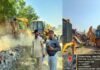 पतवाड़ी में चला ग्रेटर नोएडा प्राधिकरण का बुल्डोजर, 26350 वर्ग मीटर जमीन पर अतिक्रमण को किया ध्वस्त demolished encroachment in Patwadi