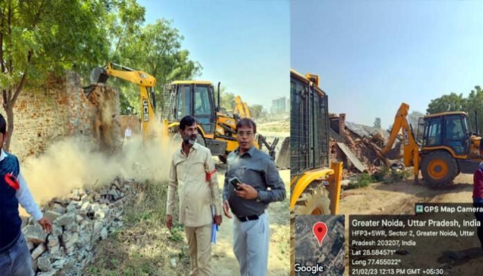 demolished encroachment in Patwadi