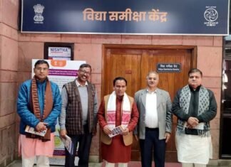 केन्द्रीय शिक्षा मंत्री से मिले कैबिनेट मंत्री डॉ. धन सिंह रावत, केन्द्रीय विश्वविद्यालय व एनआईटी श्रीनगर में कुलसचिवों की तैनाती की रखी मांग