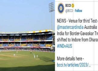 भारत और ऑस्ट्रेलिया के बीच हिमाचल के धर्मशाला में होने वाला तीसरा टेस्ट मैच किया शिफ्ट, बीसीसीआई ने बदला स्टेडियम, अब इस शहर में खेला जाएगा