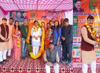 उत्तराखंड भाजपा प्रदेश कार्यसमिति का सदस्य मनोनीत होने पर संजय शर्मा दरमोड़ा का दिल्ली में सामाजिक संगठनों द्वारा जोरदार स्वागत sanjay-sharma-darmoda