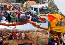 नेपाल से लाई गई 6 करोड़ साल पुरानी शिलाओं के अयोध्या पहुंचने पर हुआ पूजन, भगवान राम और सीता की बनेगी मूर्ति shaligram-shila-reached-ayodhya