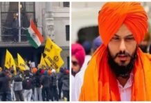 फिर अशांत होता पंजाब : अमृतपाल के समर्थकों ने ब्रिटेन में भारतीय उच्चायोग पर तिरंगा उतारकर भारत सरकार को दी चुनौती, पंजाब में बढ़ रहा खालिस्तान का उग्रवाद 80 के दशक की दिलाने लगा याद Amritpal supportersunfurled the tricolor at the Indian High Commission in Britai