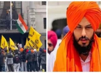 फिर अशांत होता पंजाब : अमृतपाल के समर्थकों ने ब्रिटेन में भारतीय उच्चायोग पर तिरंगा उतारकर भारत सरकार को दी चुनौती, पंजाब में बढ़ रहा खालिस्तान का उग्रवाद 80 के दशक की दिलाने लगा याद Amritpal supportersunfurled the tricolor at the Indian High Commission in Britai