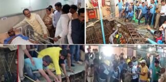 बालेश्वर महादेव मंदिर में हुए हादसे में अब तक 35 लोगों की मौत, 16 घायल, सीएम शिवराज सिंह चौहान घटनास्थल पर पहुंचे,रेस्क्यू जारी