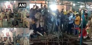 रामनवमी पर इंदौर में बड़ा हादसा: बेलेश्वर महादेव मंदिर में छत गिरने से 25 श्रद्धालु बावड़ी में गिरे,18 को बचाया गया, रेस्क्यू ओपरेशन जारी