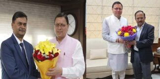 दिल्ली दौरे के दौरान सीएम धामी ने कई मंत्रियों और नेताओं से की मुलाकात CM-dhami-in-delhi