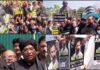 दिल्ली में सड़क से संसद तक कांग्रेस का ब्लैक प्रोटेस्ट, सोनिया गांधी और खड़गे ने काले कपड़े पहन कर किया विरोध CONGRESS Black Protest in Delhi