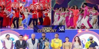 IPL 2023 Opening Ceremony: आईपीएल के 16वें सीजन का रंगारंग आगाज, पहला मुकाबला गुजरात टाइटंस और चेन्नई सुपर किंग्स के बीच जारी IPL 2023 Opening Ceremony