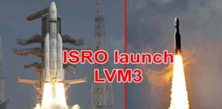 ISRO ने फिर रचा इतिहास, 36 सैटेलाइटों को ले जाने वाला भारत का सबसे बड़ा LVM3 रॉकेट किया लॉन्च ISRO launch LVM3