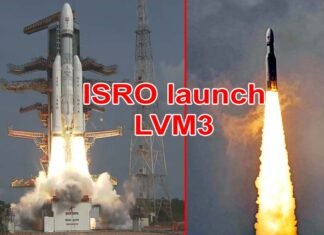 ISRO ने फिर रचा इतिहास, 36 सैटेलाइटों को ले जाने वाला भारत का सबसे बड़ा LVM3 रॉकेट किया लॉन्च ISRO launch LVM3