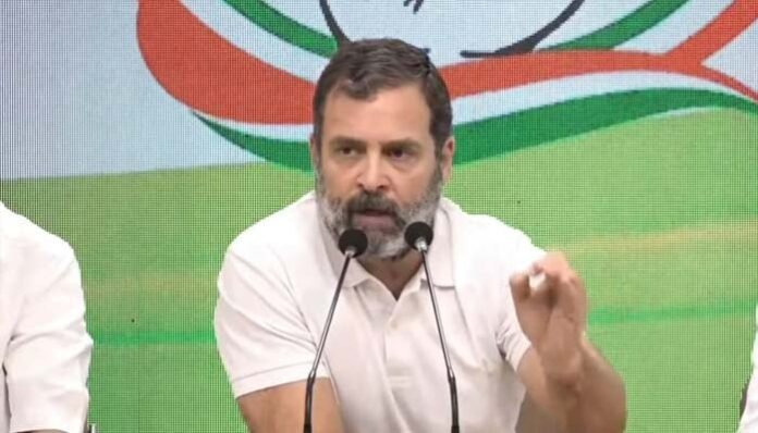 Rahul Gandhi said in the press conference