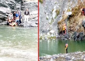 पौड़ी गढ़वाल : नयार नदी में गिरा बोलेरो वाहन, एक युवक की मौत, दूसरा की हालत गंभीर Bolero vehicle fell in Nayar river, one youth died, condition of other serious