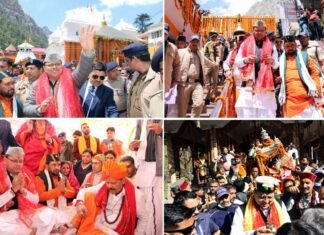 गंगोत्री-यमुनोत्री धाम के कपाट खुलने के साथ ही शुरू हुई चारधाम यात्रा, हेलीकॉप्टर से पुष्प वर्षा के साथ हुआ तीर्थयात्रियों का स्वागत