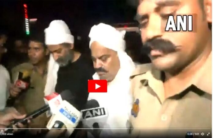 gangster Atiq Ahmed and his brother Ashraf Ahmed murder