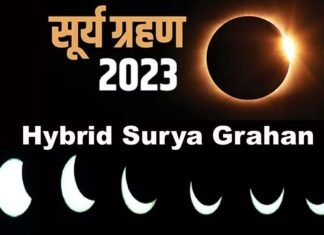 Surya Grahan 2023 : साल का पहला सूर्य ग्रहण शुरू, जानिए किन राशियों पर पड़ेगा क्या असर, ग्रहण काल में क्या करें और क्या न करें? Hybrid Surya Grahan 2023