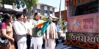 गणतंत्र दिवस परेड में प्रथम स्थान पर रही उत्तराखंड की मानसखंड झांकी प्रदेश भर में ब्लॉक स्तर पर दिखाई जाएगी, सीएम धामी ने हरी झंडी दिखाकर किया रवाना Manaskhand tableau will be shown at the block level across the state