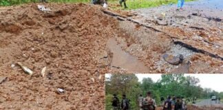 छत्तीसगढ़ के दंतेवाड़ा में बड़ा नक्सली हमला, IED ब्लास्ट में 10 जवान शहीद Naxal attack in Chhattisgarh
